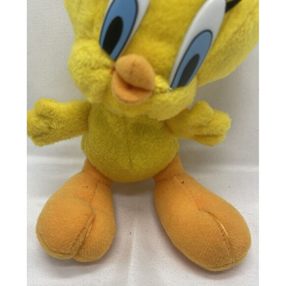 Vintage Tweety Bird Plush ~6" Looney Tunes Ace Play-By-Play Warner Brothers 1997 - Picture 7 of 10
